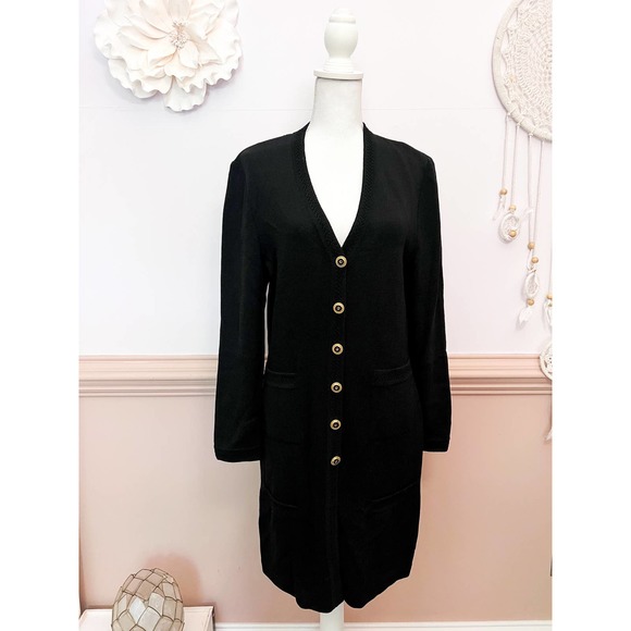 St. John Sweaters - St. John Black Cardigan Sweater